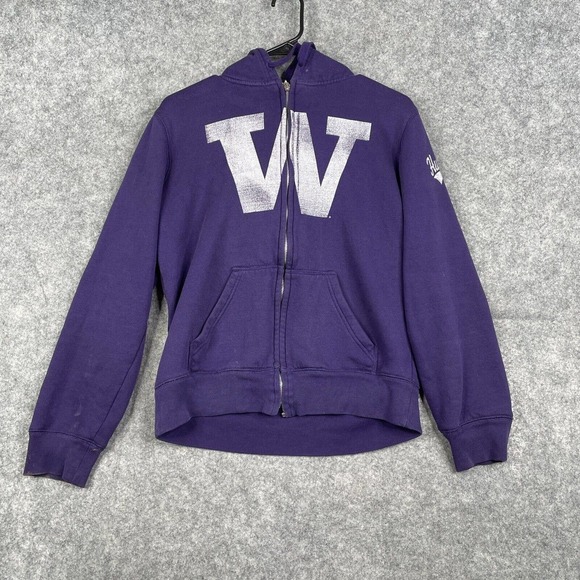Jones & Mitchell Full Zip Hoodie University of Washington UW Logo Size Medium - Picture 1 of 8
